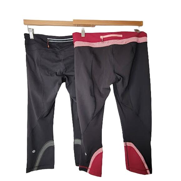 Lululemon- 2 piece cropped pants-= size 8 - Picture 3 of 7